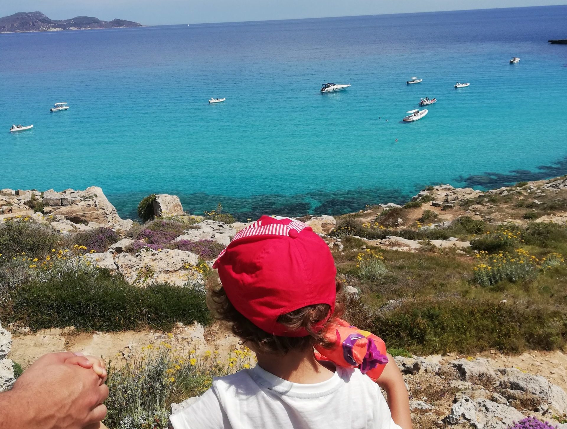 bicicletta con i bambini a favignana dove andare